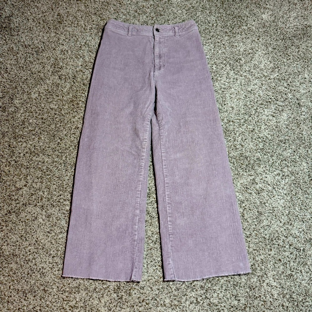 Jackson Rowe Lilac Corduroy Wide-Leg Jeans